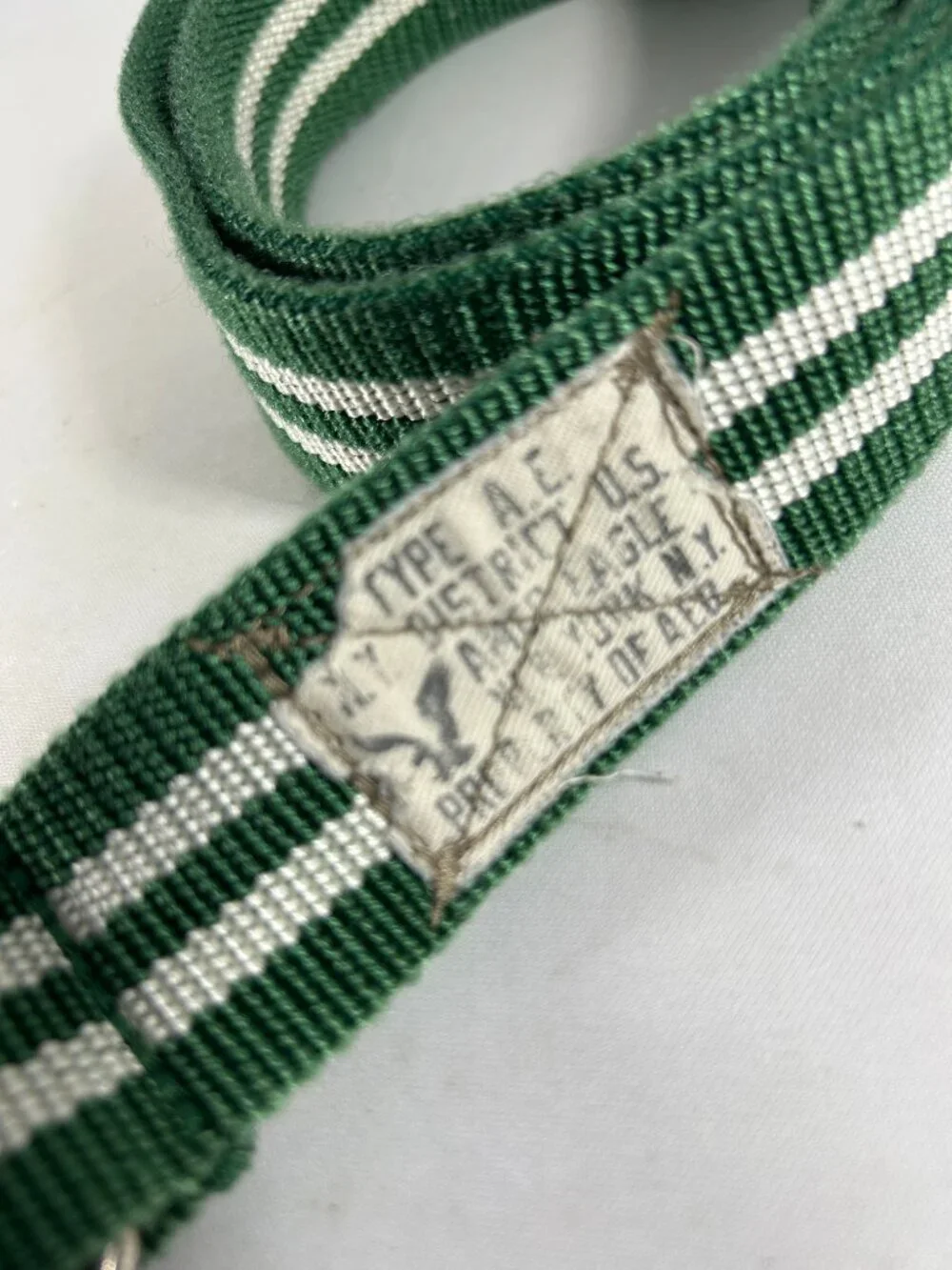 Y2K American Eagle Outfitters Mens 44 Inch Web Belt Canvas Adjustable D Ring